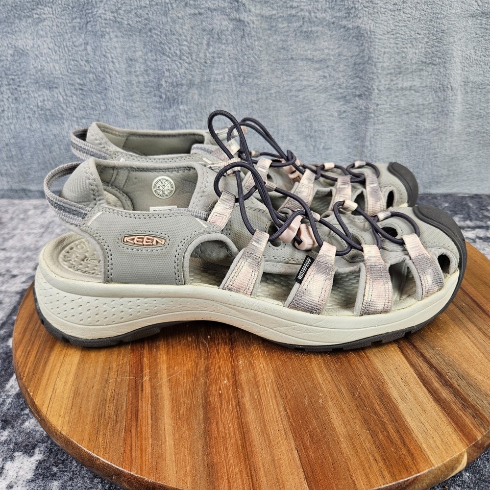 Keen Astoria West Sandal Womens 9.5 Tie Dye Waterproof Hiking Walking Closed Toe